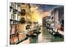 Venetian Sunlight - Ray of Light-Philippe HUGONNARD-Framed Photographic Print