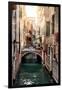 Venetian Sunlight - Red Bricks Bridge-Philippe HUGONNARD-Framed Photographic Print