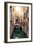 Venetian Sunlight - Red Bricks Bridge-Philippe HUGONNARD-Framed Photographic Print