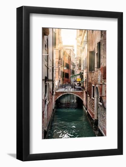 Venetian Sunlight - Red Bricks Bridge-Philippe HUGONNARD-Framed Photographic Print