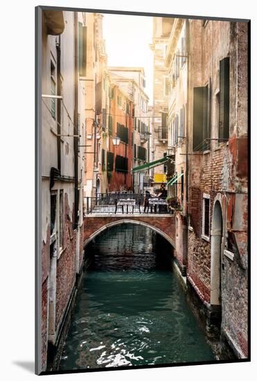 Venetian Sunlight - Red Bricks Bridge-Philippe HUGONNARD-Mounted Photographic Print