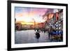 Venetian Sunlight - Rialto Sunset-Philippe HUGONNARD-Framed Photographic Print