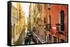 Venetian Sunlight - Rio de le Do Torre-Philippe HUGONNARD-Framed Stretched Canvas