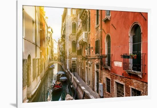 Venetian Sunlight - Rio de le Do Torre-Philippe HUGONNARD-Framed Photographic Print