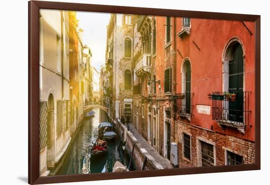 Venetian Sunlight - Rio de le Do Torre-Philippe HUGONNARD-Framed Photographic Print