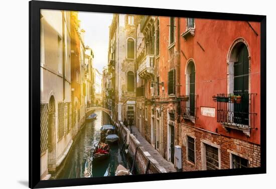 Venetian Sunlight - Rio de le Do Torre-Philippe HUGONNARD-Framed Photographic Print