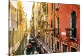 Venetian Sunlight - Rio de le Do Torre-Philippe HUGONNARD-Stretched Canvas