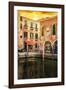 Venetian Sunlight - Rio del Malcanton at Sunset-Philippe HUGONNARD-Framed Photographic Print