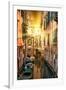 Venetian Sunlight - Rio Tera Secondo Sunset-Philippe HUGONNARD-Framed Photographic Print