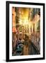 Venetian Sunlight - Rio Tera Secondo Sunset-Philippe HUGONNARD-Framed Photographic Print