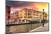 Venetian Sunlight - Rio Terà Sunset-Philippe HUGONNARD-Mounted Photographic Print