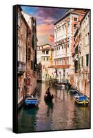 Venetian Sunlight - Romantic Venice-Philippe HUGONNARD-Framed Stretched Canvas