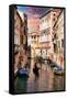 Venetian Sunlight - Romantic Venice-Philippe HUGONNARD-Framed Stretched Canvas