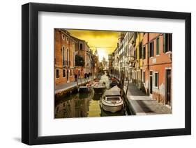 Venetian Sunlight - San Barnaba Sunset-Philippe HUGONNARD-Framed Premium Photographic Print