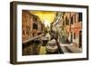 Venetian Sunlight - San Barnaba Sunset-Philippe HUGONNARD-Framed Photographic Print