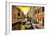 Venetian Sunlight - San Barnaba Sunset-Philippe HUGONNARD-Framed Photographic Print