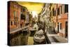 Venetian Sunlight - San Barnaba Sunset-Philippe HUGONNARD-Stretched Canvas