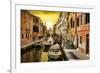 Venetian Sunlight - San Barnaba Sunset-Philippe HUGONNARD-Framed Photographic Print