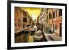 Venetian Sunlight - San Barnaba Sunset-Philippe HUGONNARD-Framed Photographic Print