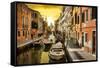 Venetian Sunlight - San Barnaba Sunset-Philippe HUGONNARD-Framed Stretched Canvas