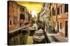 Venetian Sunlight - San Barnaba Sunset-Philippe HUGONNARD-Stretched Canvas