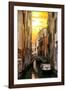 Venetian Sunlight - Small Canal Bridge-Philippe HUGONNARD-Framed Photographic Print