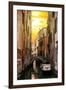 Venetian Sunlight - Small Canal Bridge-Philippe HUGONNARD-Framed Photographic Print