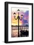 Venetian Sunlight - Street Lamp-Philippe HUGONNARD-Framed Photographic Print