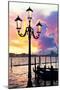 Venetian Sunlight - Street Lamp-Philippe HUGONNARD-Mounted Premium Photographic Print