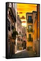 Venetian Sunlight - Sunrise Street-Philippe HUGONNARD-Framed Stretched Canvas