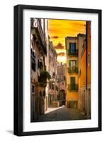 Venetian Sunlight - Sunrise Street-Philippe HUGONNARD-Framed Premium Photographic Print