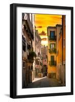 Venetian Sunlight - Sunrise Street-Philippe HUGONNARD-Framed Photographic Print