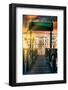 Venetian Sunlight - Sunset Jetty-Philippe HUGONNARD-Framed Photographic Print