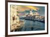 Venetian Sunlight - The Grand Canal at Sunset-Philippe HUGONNARD-Framed Photographic Print