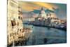 Venetian Sunlight - The Grand Canal at Sunset-Philippe HUGONNARD-Mounted Photographic Print