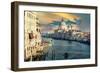 Venetian Sunlight - The Grand Canal at Sunset-Philippe HUGONNARD-Framed Photographic Print