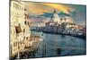 Venetian Sunlight - The Grand Canal at Sunset-Philippe HUGONNARD-Mounted Photographic Print