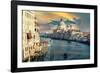 Venetian Sunlight - The Grand Canal at Sunset-Philippe HUGONNARD-Framed Photographic Print