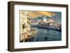 Venetian Sunlight - The Grand Canal at Sunset-Philippe HUGONNARD-Framed Photographic Print