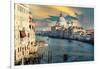 Venetian Sunlight - The Grand Canal at Sunset-Philippe HUGONNARD-Framed Photographic Print