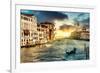 Venetian Sunlight - The Grand Canal-Philippe HUGONNARD-Framed Photographic Print