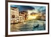 Venetian Sunlight - The Grand Canal-Philippe HUGONNARD-Framed Photographic Print