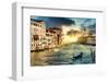 Venetian Sunlight - The Grand Canal-Philippe HUGONNARD-Framed Photographic Print