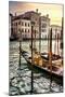 Venetian Sunlight - Traditional Gondolas-Philippe HUGONNARD-Mounted Photographic Print