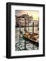 Venetian Sunlight - Traditional Gondolas-Philippe HUGONNARD-Framed Photographic Print