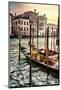 Venetian Sunlight - Traditional Gondolas-Philippe HUGONNARD-Mounted Photographic Print