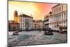 Venetian Sunlight - Vaporetto Canal-Philippe HUGONNARD-Mounted Premium Photographic Print