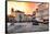 Venetian Sunlight - Vaporetto Canal-Philippe HUGONNARD-Framed Stretched Canvas