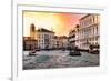 Venetian Sunlight - Vaporetto Canal-Philippe HUGONNARD-Framed Photographic Print