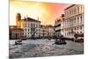 Venetian Sunlight - Vaporetto Canal-Philippe HUGONNARD-Mounted Photographic Print